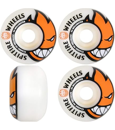 Amazon.com : Spitfire Wheels Formula Four Classic Swirl White w